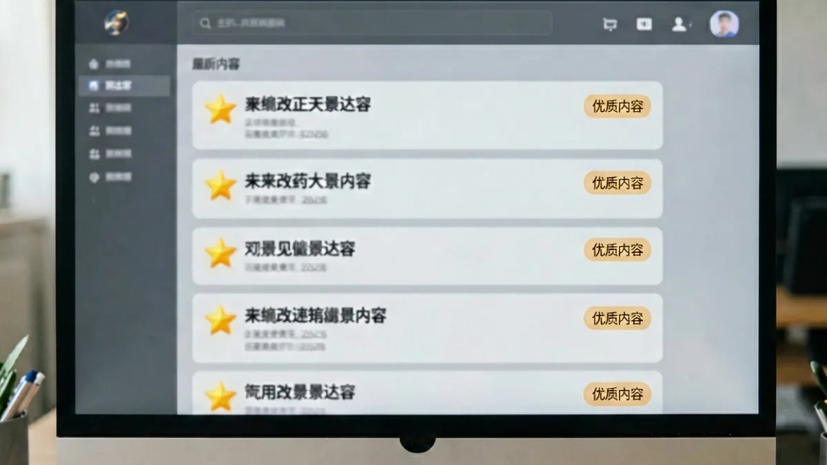 社区月度优质内容评选公示界面，多篇帖子被标注推荐标签